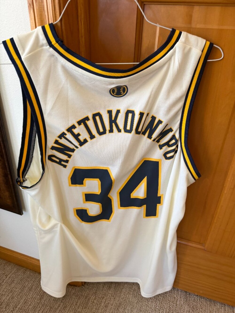 Antetokounmpo Brewers Jersey Adult XL